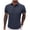 hgg179-Navy, variant on Yaoyar Mens Textured Knit Polo Shirts Short Sleeve Regular Fit Stretchy Golf Shirts Solid Casual Button Tees Stylish Tops
