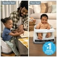 thumbnail image 3 of Ingenuity Baby Base 2-in-1 Booster Feeding High Chair and Floor Seat with Self-Storing Tray - Cashmere, 3 of 18