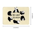 thumbnail image 3 of Bingfone Panda Doing Yoga Door Mat 16"X24" Front Entrance Non-Slip Low Profile Washable For Entryway, 3 of 9