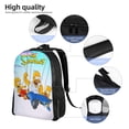 thumbnail image 5 of Simpsons Backpack Unisex Bookbag Rucksack Printing Shoulder Bag Back To School Bag Travel Hiking Daypack, 5 of 8