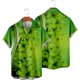thumbnail image 1 of Men St. Patrick's Day Lucky Clover Printed Beach Shirts Short Sleeve Button Down Shirt Irish Shamrock Shirts, 1 of 2