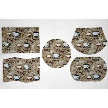 

Coffee Beans Placemats by Penny s Needful Things (Wave - Set of 2)