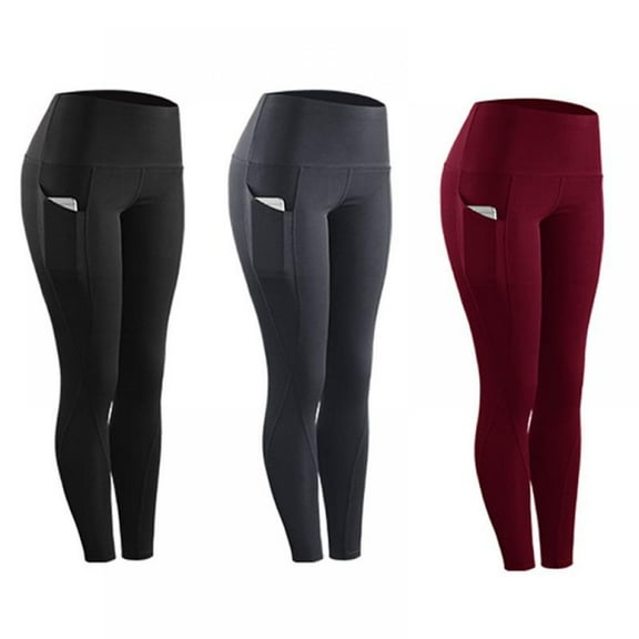 Project Retro High Elastic Leggings for Women Yoga Workout Running Athletic Pants Solid Stretch Compression Sportswear With Pocket M-3XL