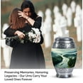 thumbnail image 4 of River Urn For Ashes For Women, Cloud Urn - Little Keepsakes - Human Urn - 3 Inch - Pack Of 2 - Funeral Urns For Ashes Keepsake - Memorial Urns - Small Urn For Ashes Keepsake - Miniature Urns, 4 of 5
