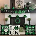 thumbnail image 6 of St. Patrick’s Day Pillow Covers 20x20 Inches Set of 4 St. Patrick''s Day Decorations Buffalo Check Pillow Covers for Irish Shamrock Holiday Sofa Couch Bedroom Home Decor, 6 of 6