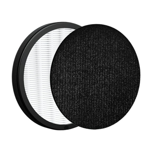 Nispira Replacement Filter Compatible with Pure Enrichment PureZone Halo Air Purifier Model PEAIRDSK, 2-in-1 True HEPA Filters and Activated Carbon Pre-filters, 1 Pack