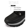 thumbnail image 3 of Snow Boots for Women Waterproof Mid Calf Faux Fur Lined Anti Slip Lace Up Hinking Snow Shoes for Winter Outdoor, 3 of 9