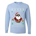 thumbnail image 2 of Wild Bobby Santa Says 6 7 Meme Sweater | Holiday Men Long Sleeve Shirt, 2 of 5