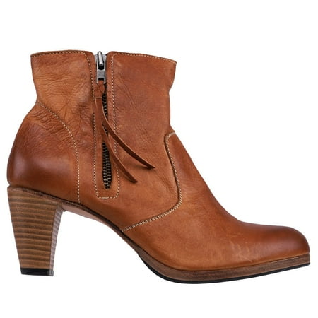 

Blackstone Womens Jl72 Zippered Casual Boots Ankle Mid Heel 2-3