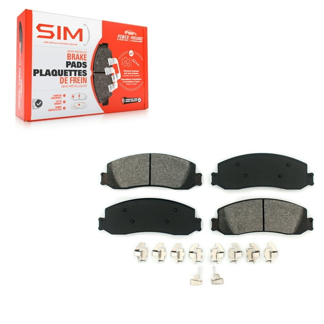 SIM Front Semi-Metallic Disc Brake Pads SIM-1631A for Car Ford F-350 Super Duty F-250