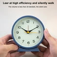 thumbnail image 3 of UDIYO Analog Clock, Alarm Clock Battery Operated, Silent Non Ticking Desk Clocks for Kids Student, Clock for Bedroom with Night Light Function, Simple Stylish Design, Vintage Clock, 3 of 7