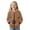 Capybara, variant on Yuyamidu Cat Hoodie for Girls 6-7 Cute Fleece Zip Up Jacket Lightweight Athletic Hooded Sweatshirt Soft Warm Winter Clothes School Outdoor Workout Outfits Light Brown