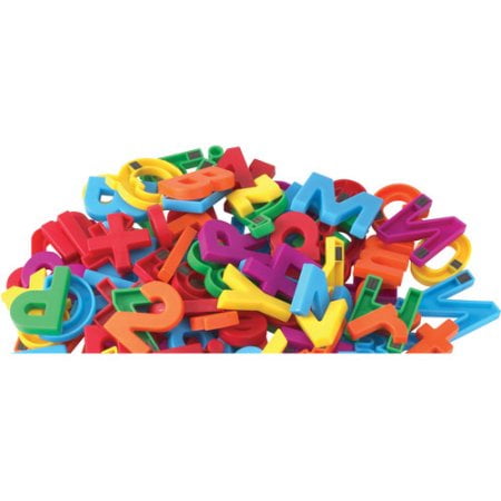 Educational Insights Multicolored Jumbo AlphaMagnets & MathMagnets, 100 Pieces
