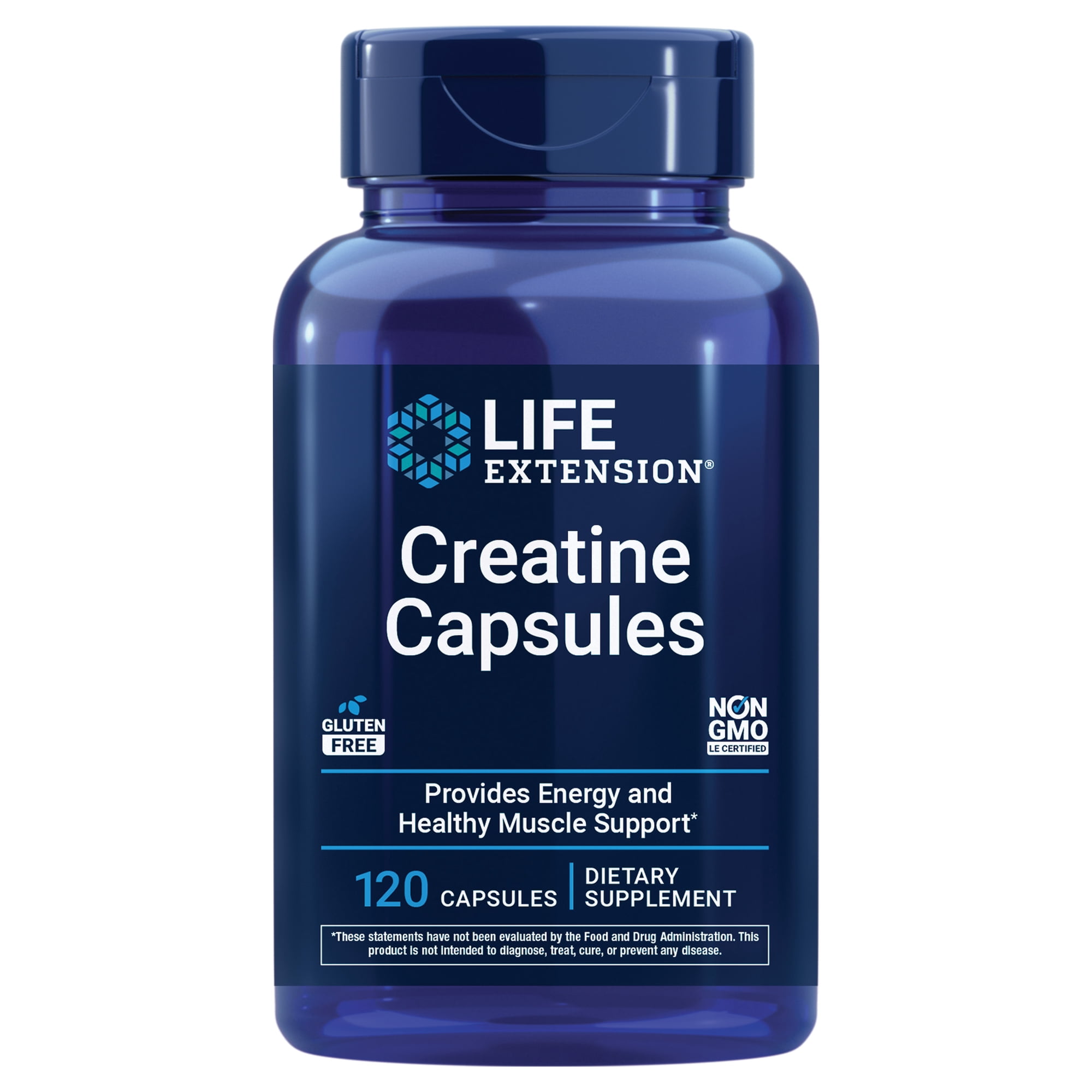 ライフ エクステンション クレアチン 500mg 120粒 ベジカプセル Life Extension Creatine Capsules 120 capsules ビタミンC