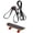 Black, variant on Turtle Leash with Skateboard, Adjustable Reflective Training Lead for Small Pets