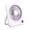 A003- Purple, variant on Portable Rechargeable Fan | Small Desk Fan for Office | Personal Cooling Fan | Folding Portable Fan for Camping & Travel, 7X6X1.5 in