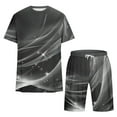thumbnail image 4 of UVEASISHA Mens Tracksuit Set Two Piece Short Sleeve,Shorts Sets for Men Sweatsuit Outfit Fashion 3D Print Short Set 2025 Casual Drawstring Shorts 2 Piece Outfits with Pocket Sales Today, 4 of 5
