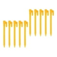 thumbnail image 4 of simhoa 4x 10Pcs Tent Stakes Pegs Ground Pegs Fence Hooks Pegs Tent Nails Stake Garden Stakes Camping Tents Nails for Yard, Outdoor, Lawn, Netting, Fishing, 4 of 10