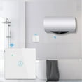 thumbnail image 3 of Interruptor Inteligente para Calentador de Agua con WiFi Táctil de 40 A, Temporizador con Control por Voz y Panel de Vidrio, Color Negro., 3 of 5