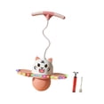 thumbnail image 4 of Pelota Pogo con asa shamjiam Rosa capacidad de carga 200 kg tabla de salto con luz, 4 of 8