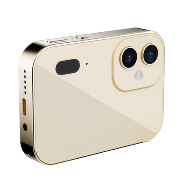 Methold Cámara para vlogging ligera e impermeable con resolución de 16 MP y grabación de video 4K. Cámaras de vídeo dorado