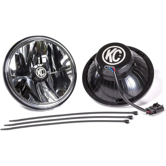 KC HiLites 42351 7 in. LED Headlight Fits 07-18 Wrangler (JK) Fits select: 2015-2018 JEEP WRANGLER UNLIMITED, 2012-2013 JEEP WRANGLER