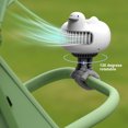 thumbnail image 3 of Fan, Low Noise Octopus Table Fan 130 Degrees Rotatable 3 Levels  For Outdoor Yellow,White, 3 of 8