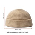 thumbnail image 3 of Qarigey Gorro de lana a la moda para mantener el calor durante mucho tiempo, gorro polar de invierno, transpirable, duradero para deportes al aire libre, Sombreros Beige, 3 of 6