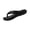 Black, variant on Womens EVA Orthopedic Thick Sole Flip Flops Summer Round Toe Arch Support Soft Sole Thong Sandals for Beach Walking Shower Indoor Outdoor