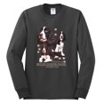 thumbnail image 2 of If It's Not an English Springer Spaniel It's Just a Dog Gift | Mens Dog Lover Long Sleeve T-Shirt, Charcoal, Small, 2 of 3