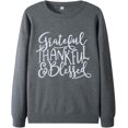 thumbnail image 3 of Pull à Imprimé Léopard Imprimé Citrouille Sweat-Shirt à Manches Longues Décontracté Sweat-Shirts à Col Rond, 3 of 7