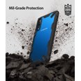 thumbnail image 3 of Ringke Fusion-X Case Compatible with Samsung Galaxy A50, Transparent Hard Back Shockproof Advanced Bumper Cover - Black, 3 of 5