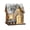 M, variant on Holiday Glowing Wooden Village House with Warm Light Illuminating Decorative Christmas Home Festives Display