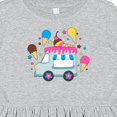 thumbnail image 4 of Inktastic Ice Cream Truck with Ice Cream Cones Girls Toddler Dress, 4 of 5