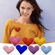 thumbnail image 1 of Xihbxyly Corazón de Bolsillo de Ganchillo, Hecho a Mano con Hilo Acrílico, Tarjeta de Nombre Extraíble, Regalo Cálido En Forma de Corazón, para San Valentín o Cumpleaños, 2,7 X 2,3 Pulgadas, Decoraci, 1 of 5