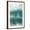 Brown Frame, variant on Art.com Teal Tones Panel D Art Print by Kimberly Allen, 16" x 24"