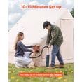 thumbnail image 2 of Carpa inflable VEVOR para acampar de 5 a 8 personas con bomba manual, 2 of 9