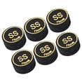 thumbnail image 1 of Billiard Pool Cue Tips, 6PCS PU Black Multiple Layer Pool Cue Tips Replacement Kit For Billiard Games Pool Cues And Snooke, 1 of 8