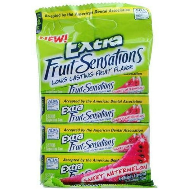 Wrigley's Extra Gum, Sweet Watermelon, 4 Ct