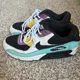 thumbnail image 1 of Ni - ke Ni - ke Air Max 90 Essential Black Bright Violet Shoes Men’s Size US 11 Sneakers, 1 of 5