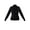 Black, variant on Women's Zip Front Nursing Scrub Stretch Warmup Jacket 9 Colors Sizes XS S M L XL 2XL