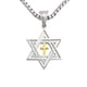 thumbnail image 1 of Collar Tapp Collections Estrella de David con cruz de acero 316L, 1 of 7
