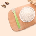 thumbnail image 4 of Cuchara de silicona suave para bebé, cuchara de detección de temperatura de Color caramelo, herramientas de alimentación para niños, nuevo, 4 of 4