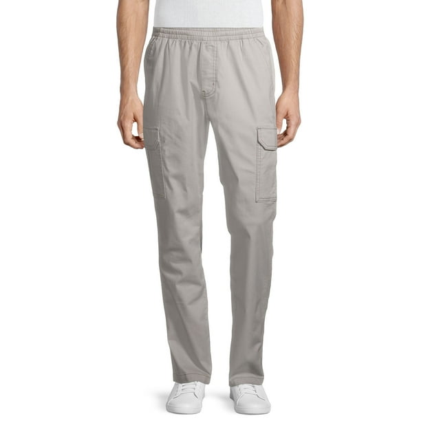 george men's canvas moto jogger pants