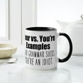 thumbnail image 4 of CafePress - Your Youre Grammar - 11 oz Ceramic Mug - Novelty Coffee Tea Cup, 4 of 4