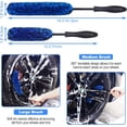 thumbnail image 2 of YSTIANN 3 - Piece Wheel & Tire Cleaning Brush Kit – Bendable Durable Car Detailing Brushes for Rims WJ85-415, 2 of 8