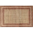 thumbnail image 1 of Ahgly Company Indoor Rectangle Traditional Brown Red Persian Area Rugs, 6' x 9', 1 of 6