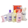 Baby Magic Oh Baby! Baby Essentials Gift Set | (1) Each 9oz Gentle Hair & Body Wash, 9oz Calming Baby Bath, 9oz Gentle Baby Lotion, 80ct Unscented Wipes and Bonus Bunny Lovie