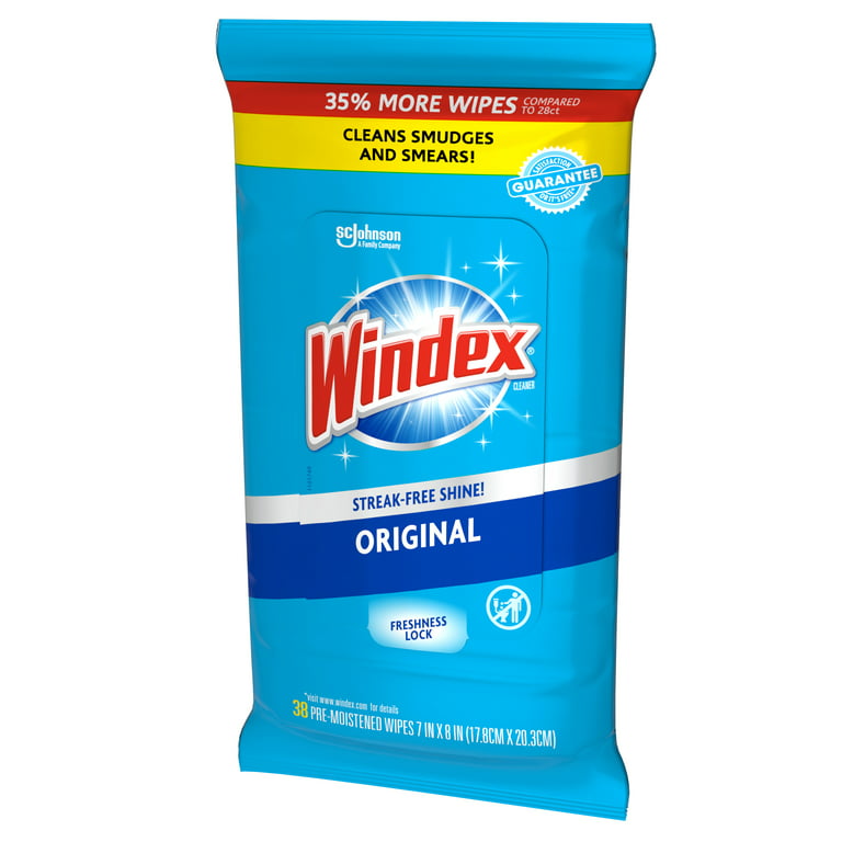 WINDEX, 12, PK, Electronics Wipes - 20J193