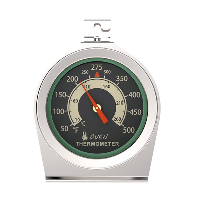 HUGFEGWE Oven Thermometer Oven Temperature Gauge with Hook & Panel Base Oven for Home Kitchen 10℃~260℃ Digital Cooking Thermometer CJB91-102544